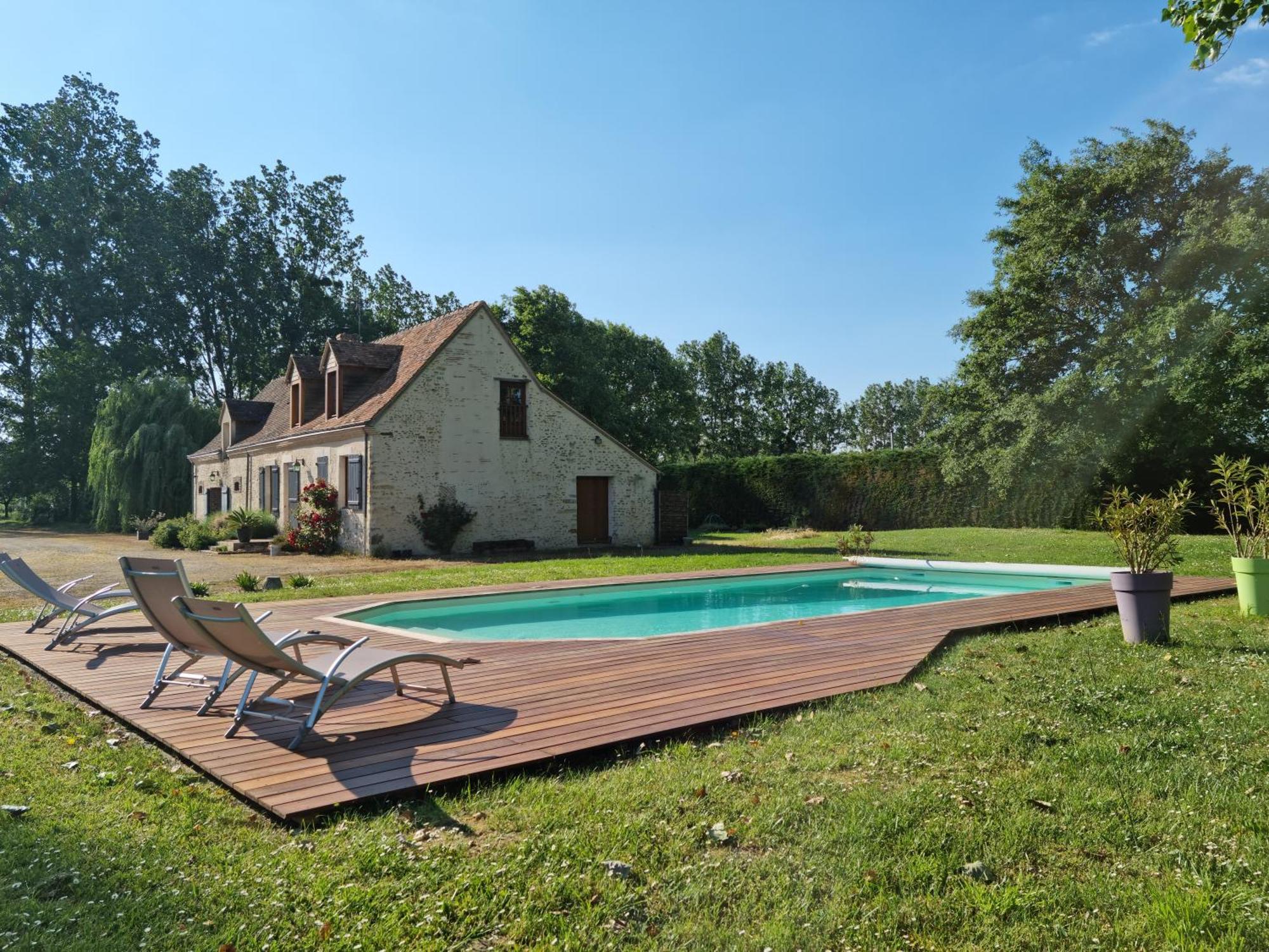 L 'Aupinouse Chambre Double Pivoine Avec Salle D'Eau Privative La Suze-sur-Sarthe Εξωτερικό φωτογραφία